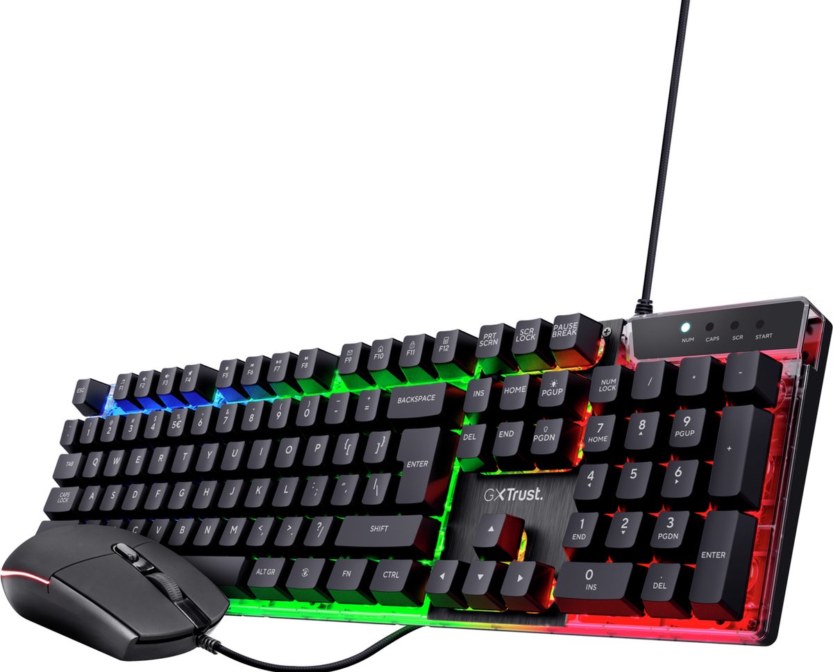 Gaming-Combo Maus und Tastatur GXT 838 AZOR schwarz