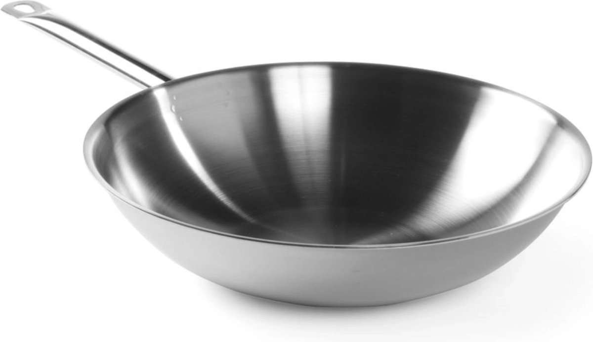 3-lagige Wok-Pfanne - Ohne Deckel - Hendi 839003