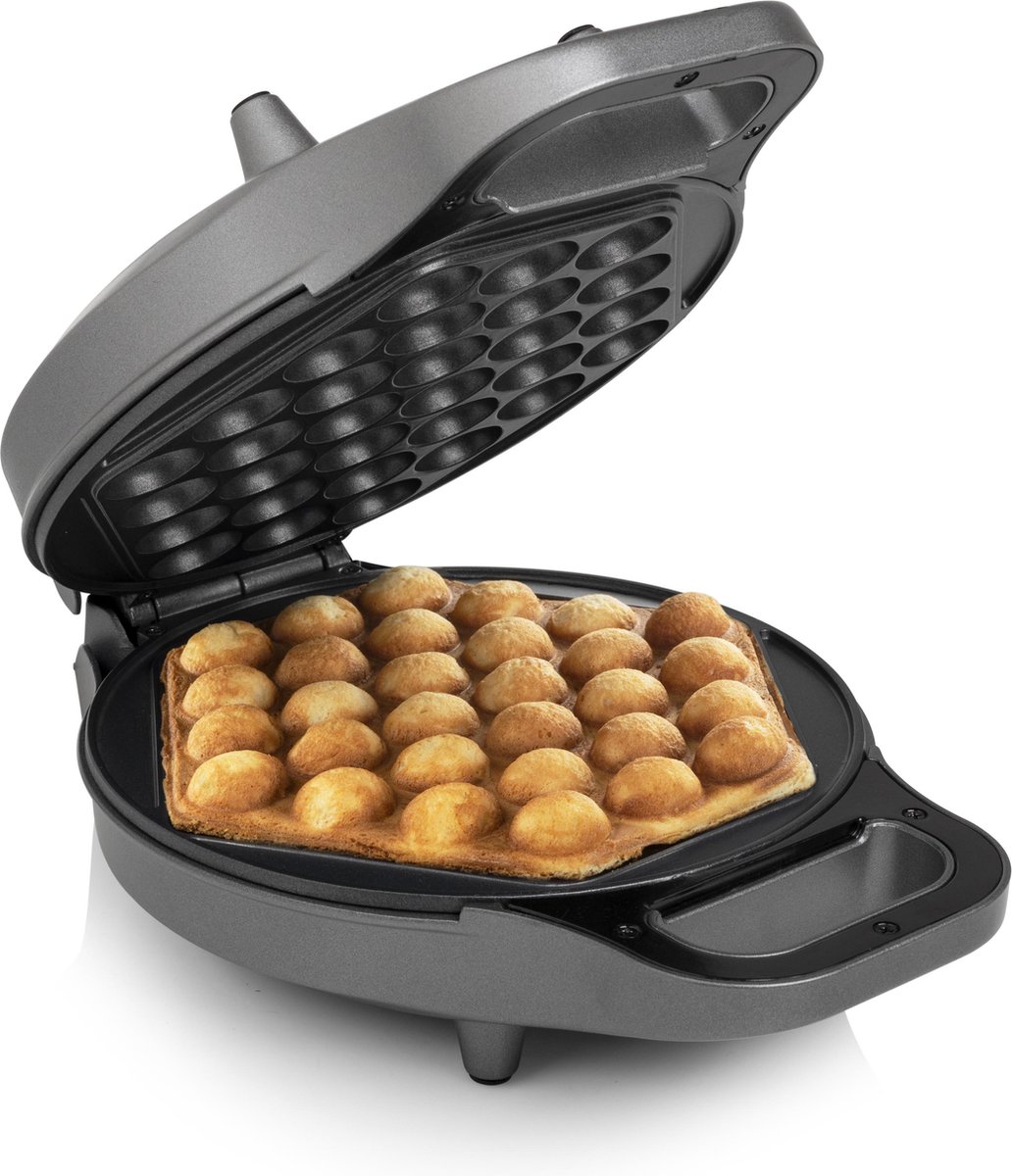 Princess | Bubble Waffelmaker | Teiggröße 1 | Belgische Waffel | 700W | Schwarz