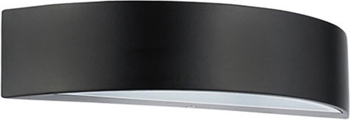 LED Wandleuchte 5,5W Halbmond schwarz 4100K schwarz