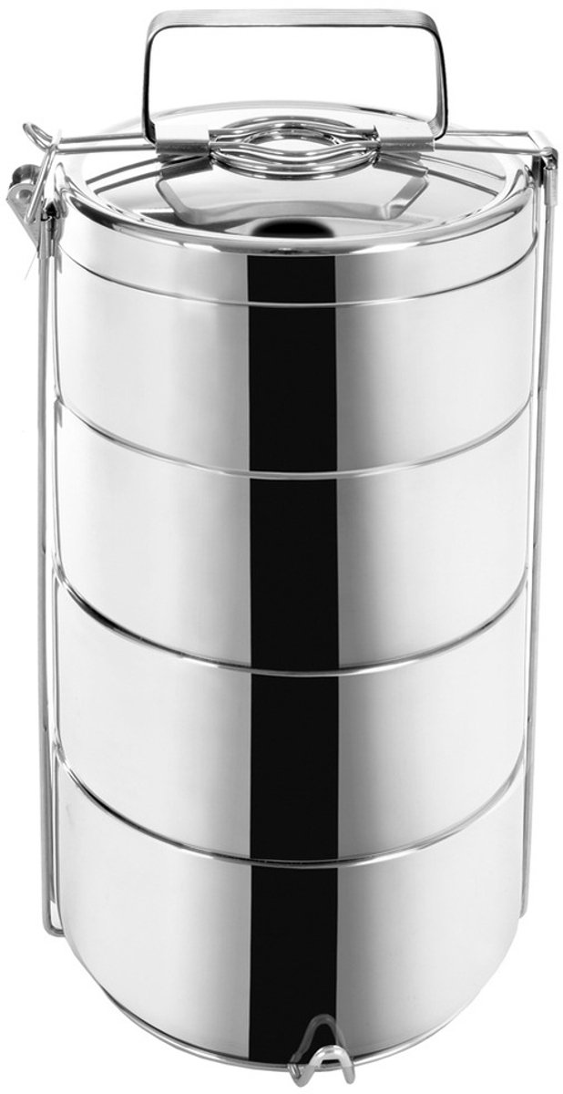 Thermischer Stahl-Mittagessenbehälter, 3-stöckig, 3x900 ml