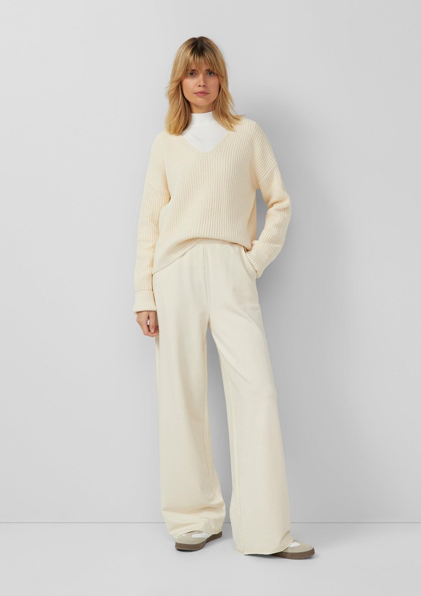 Hose mit weitem Bein aus Baumwollmischung lässiger Schnitt Damen s.Oliver