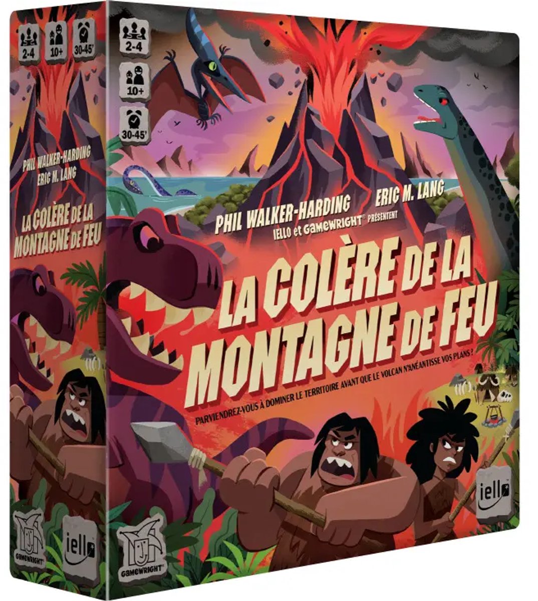Gesellschaftsspiele IELLO La Colère de la Montagne de Feu