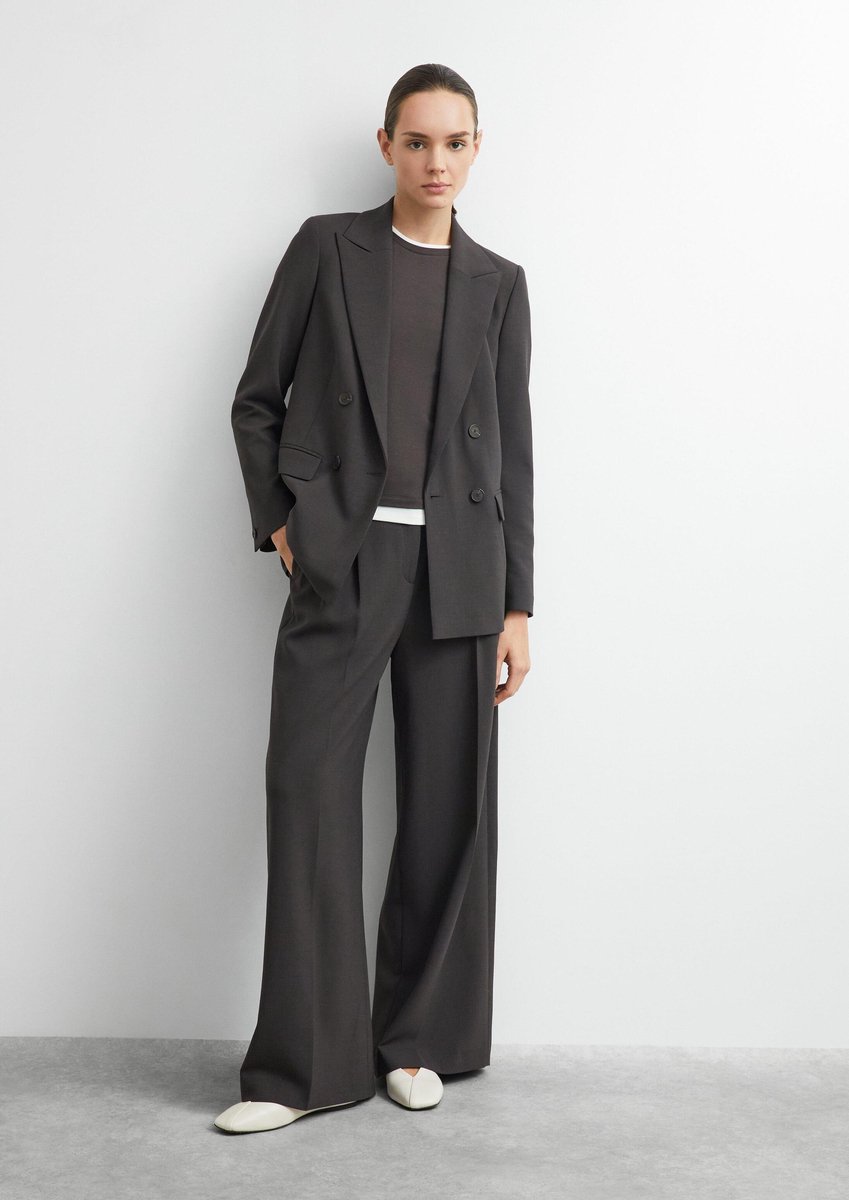 Falthose Damen COMMA Wide-Leg
