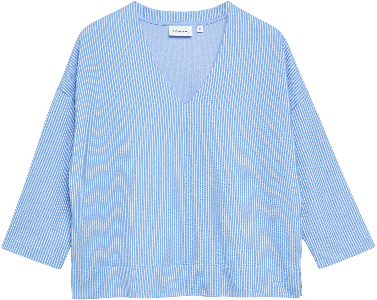 Damen V-Ausschnitt Sweatshirt COMMA