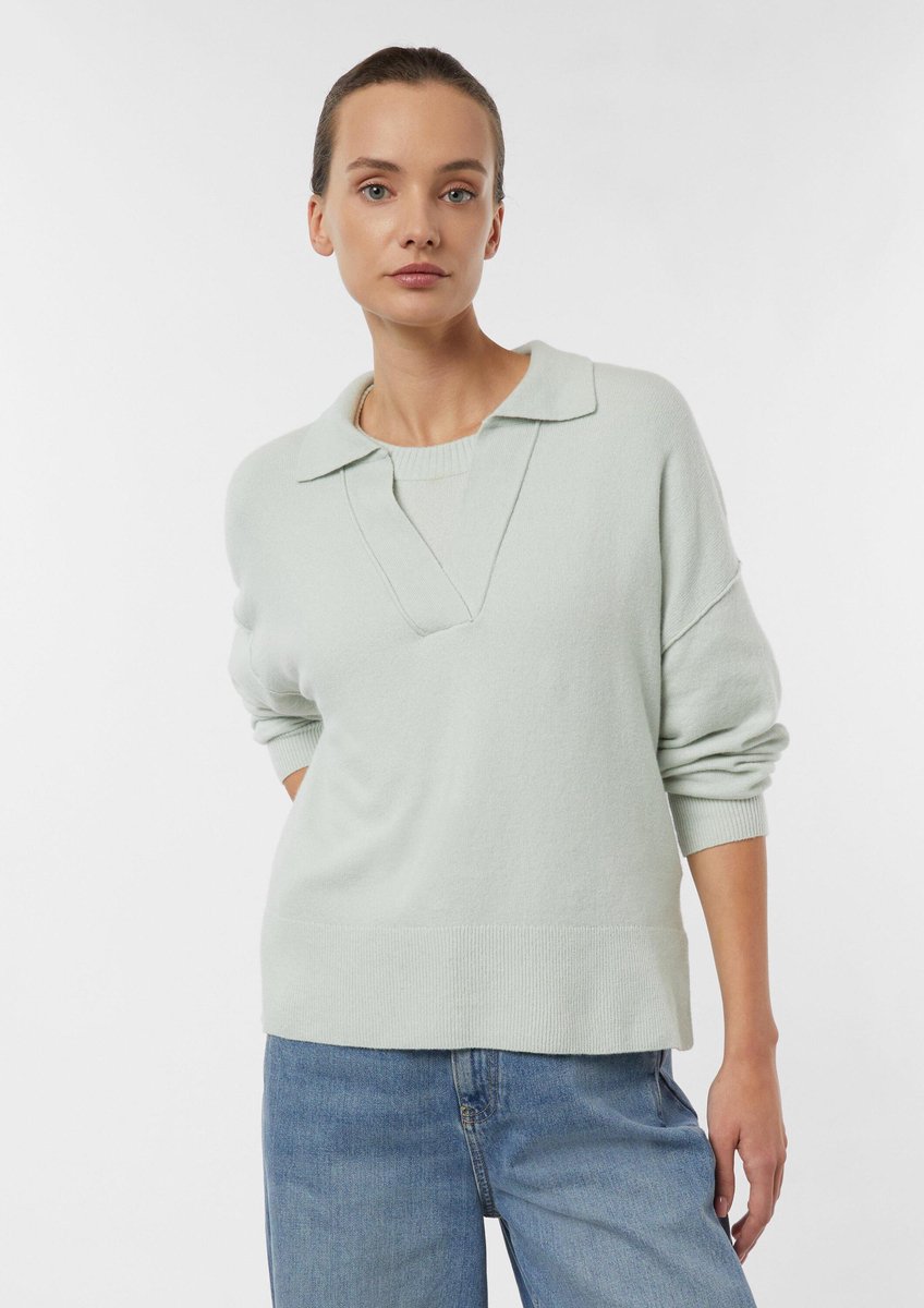 Pull col polo lässiger Schnitt Damen COMMA