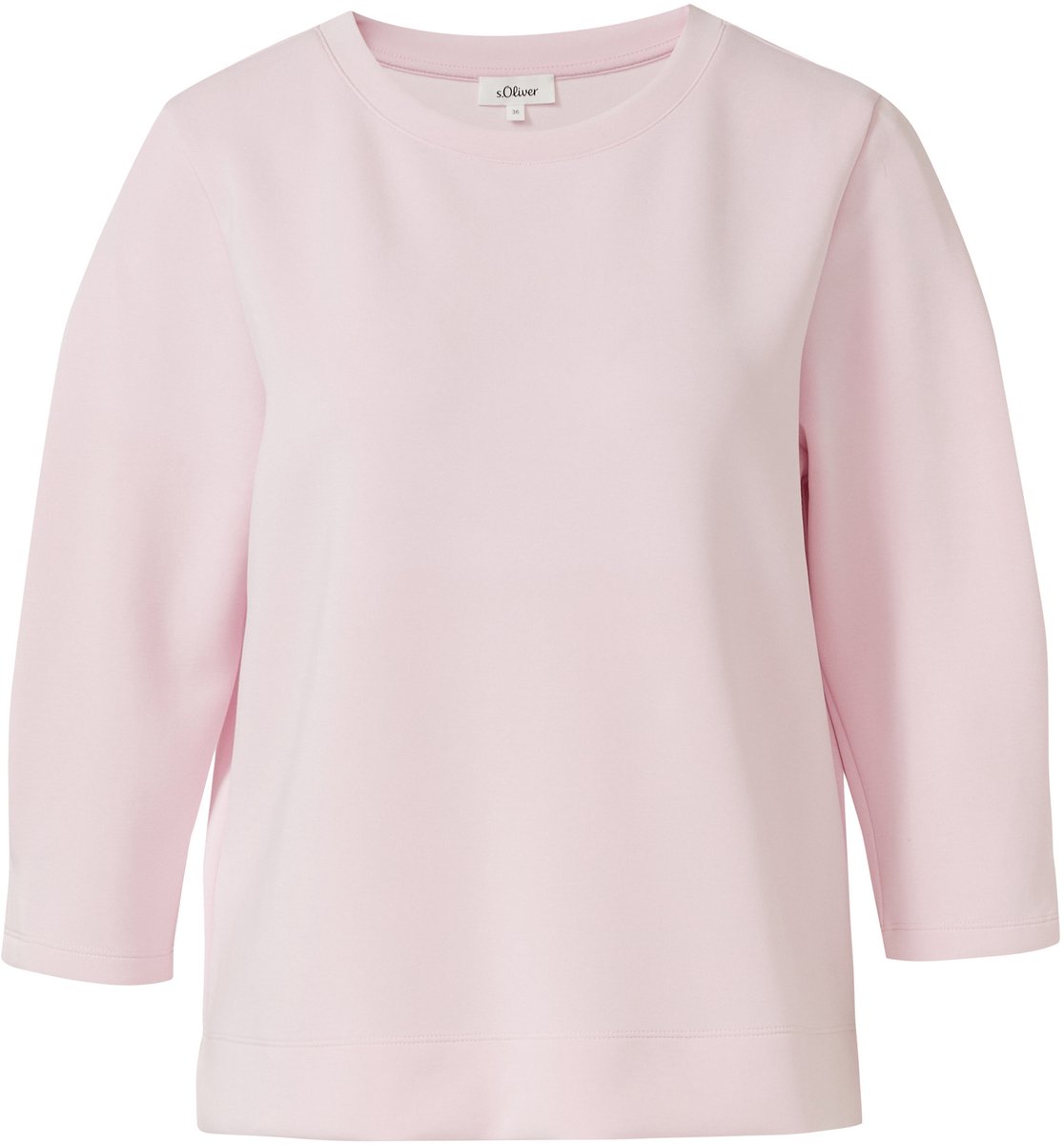 Damen Sweatshirt aus weichem Modal-Mix mit 3/4-Ärmeln s.Oliver
