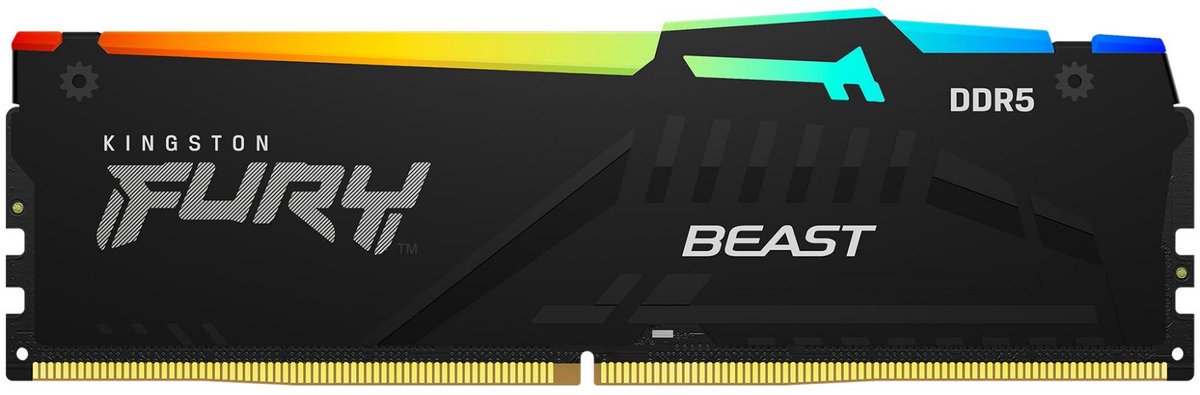 Kingston Technology FURY Beast RGB módulo de memoria 16 GB 1 x 16 GB DDR5