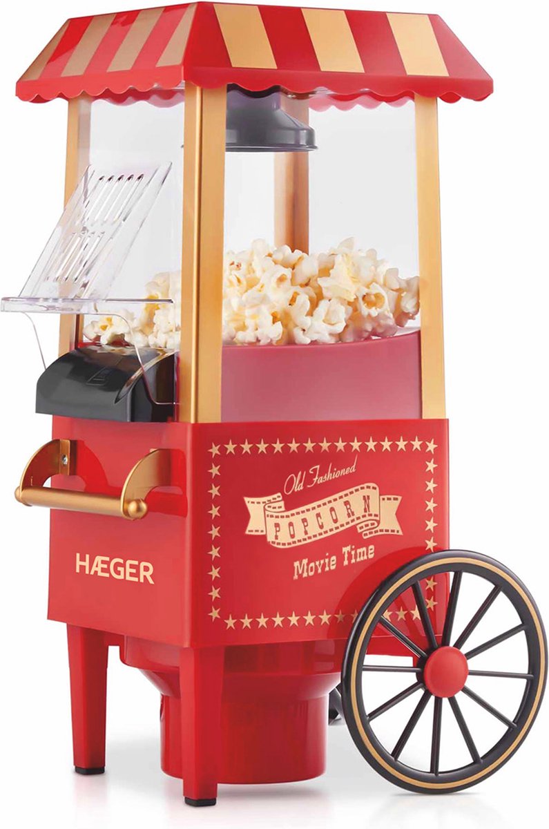 Haeger PM-120.001A palomitas de maiz poppers Rojo 4 min 1200 W