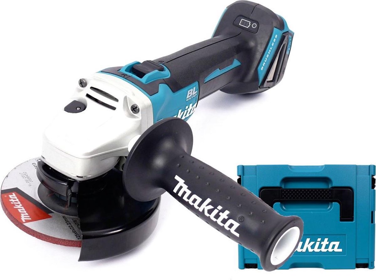 Makita DGA506ZJ Miniamoladora 125mm 18V con maletin Makpac