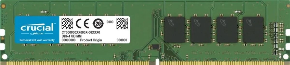 Crucial CT8G4DFRA32AT módulo de memoria 8 GB 1 x 8 GB DDR4 3200 MHz