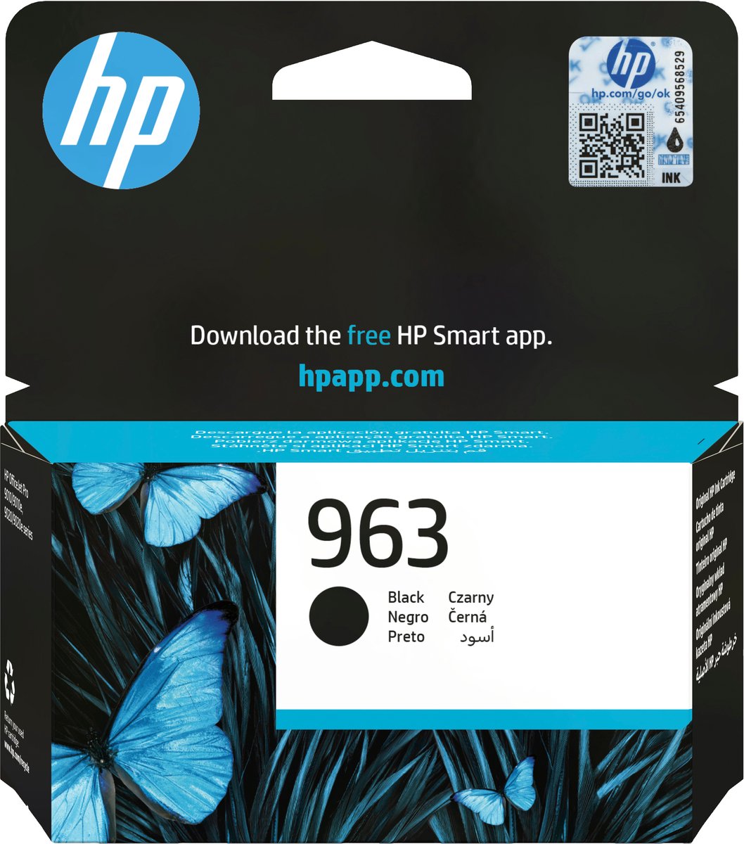HP Cartucho de tinta Original 963 negro