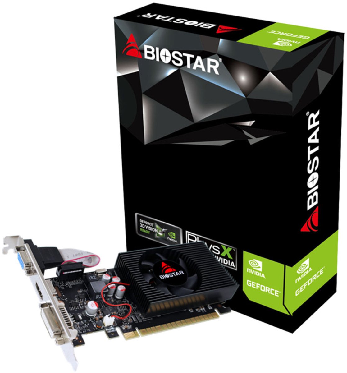 Biostar VN7313TH41 tarjeta gráfica NVIDIA GeForce GT 730 4 GB GDDR3