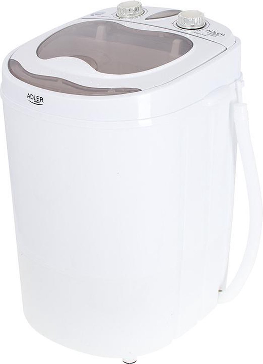 Adler ad 8055 lavadora carga superior 3 kg crema de color, blanco