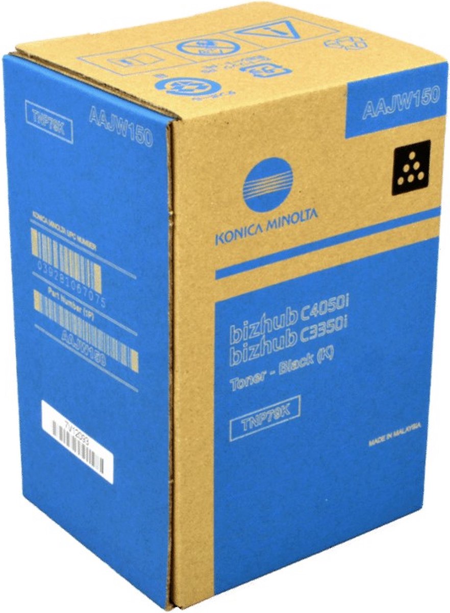 Minolta Konica Tóner TNP-79K para bizhub C3350i (AAJW150)