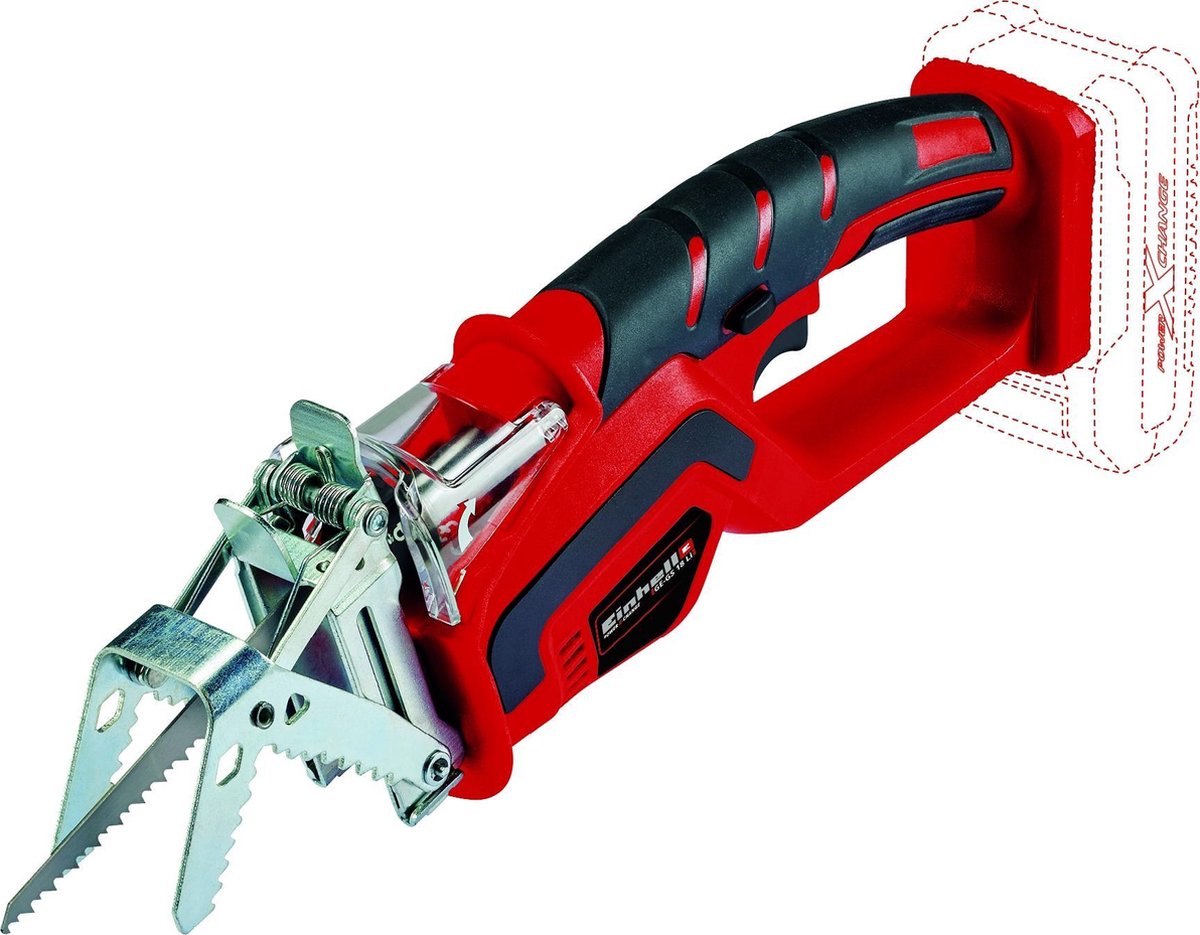 Einhell GE-GS 18 Li-Solo tijeras de podar Evitar Negro, Rojo