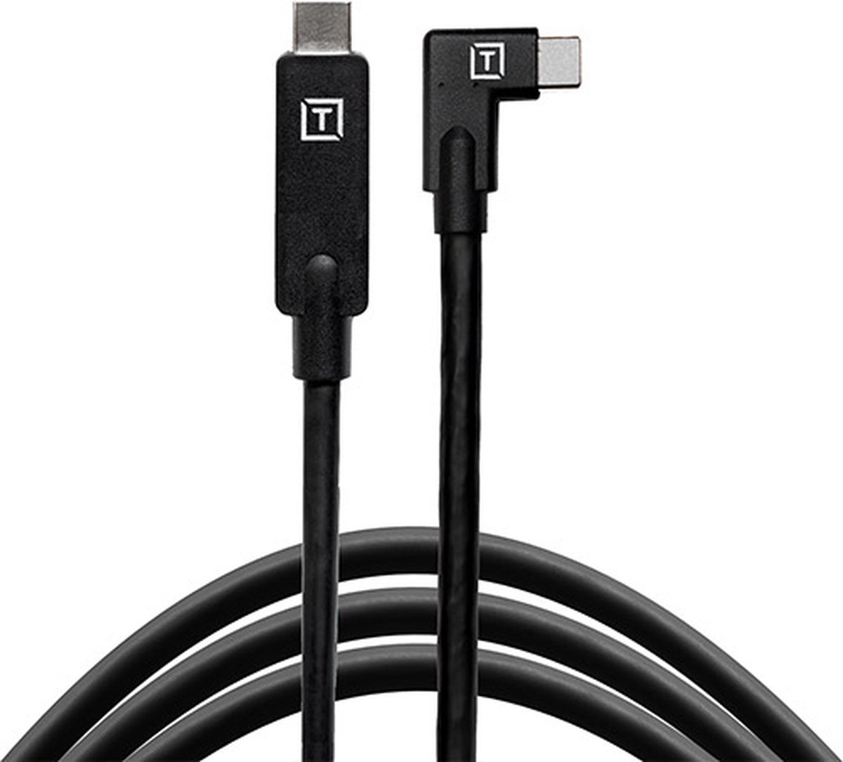 Tether Tools TetherPro USB-C to USB-C Right Angle Black Marca Tether Tools
