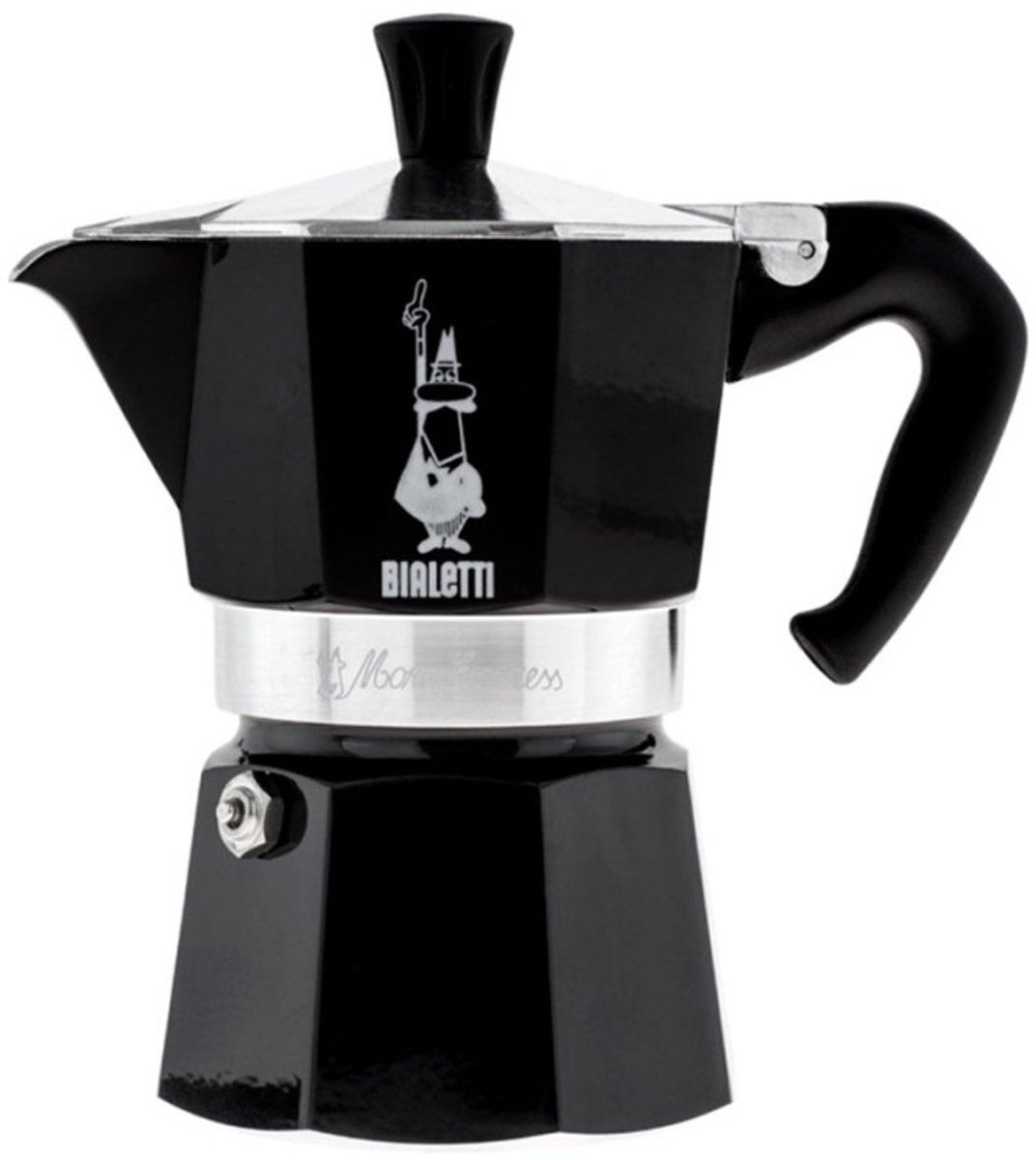 Mokabryggare Bialetti Moka Express Black 3 cups