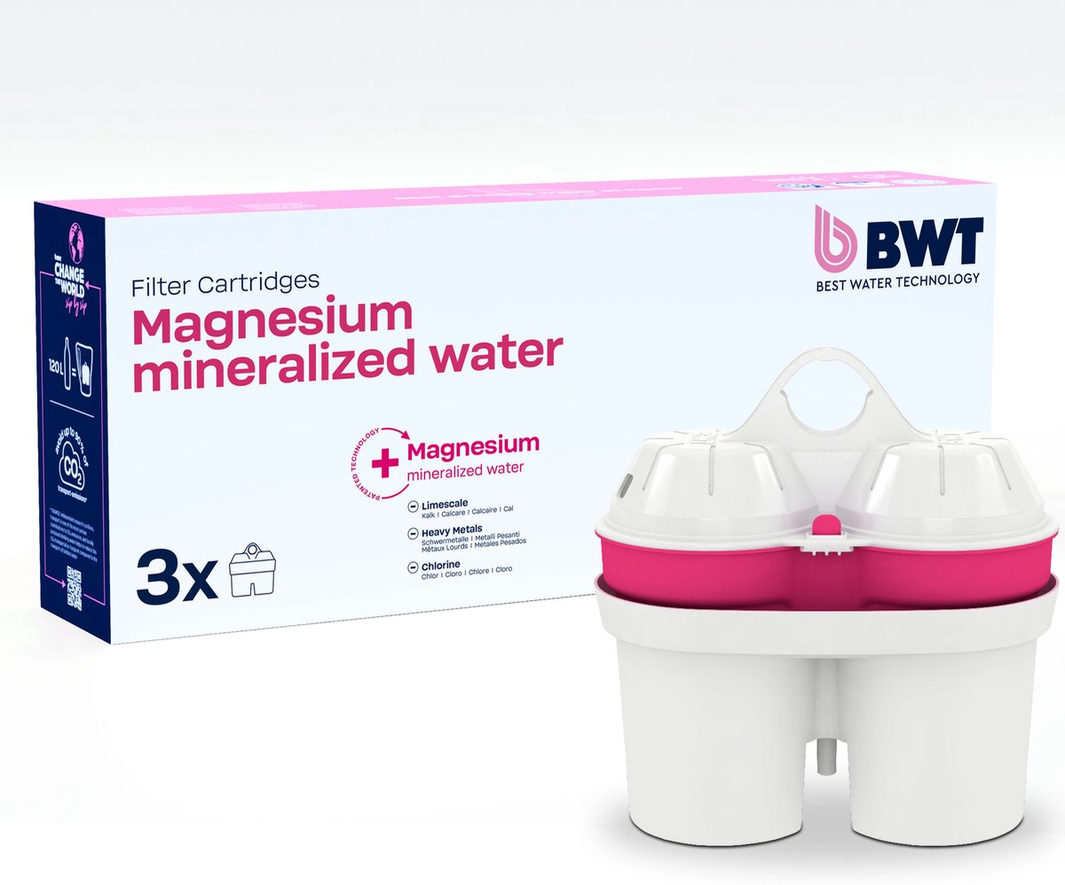 BWT magnesiummineraliserade vattenfilter, 3 st.