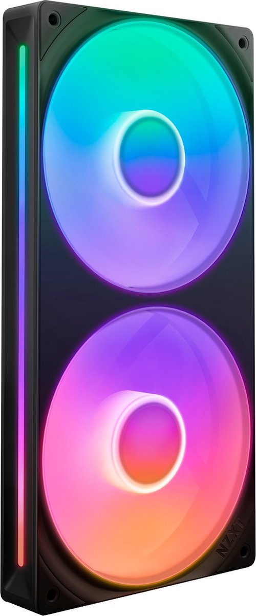 NZXT F240 RGB CORE UNIBODY - 240mm - Kabinet køler - 120mm - Sort - 30 dBA