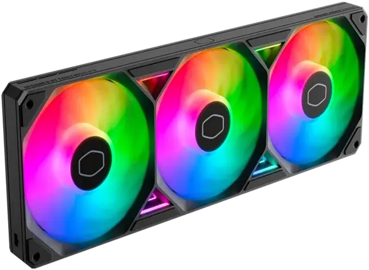 Cooler Master SickleFlow Edge 360 ARGB Fan - Black - 120mm - Sort med RGB LED lys