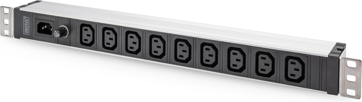 DIGITUS 9-Port - 1U - Aluminum PDU