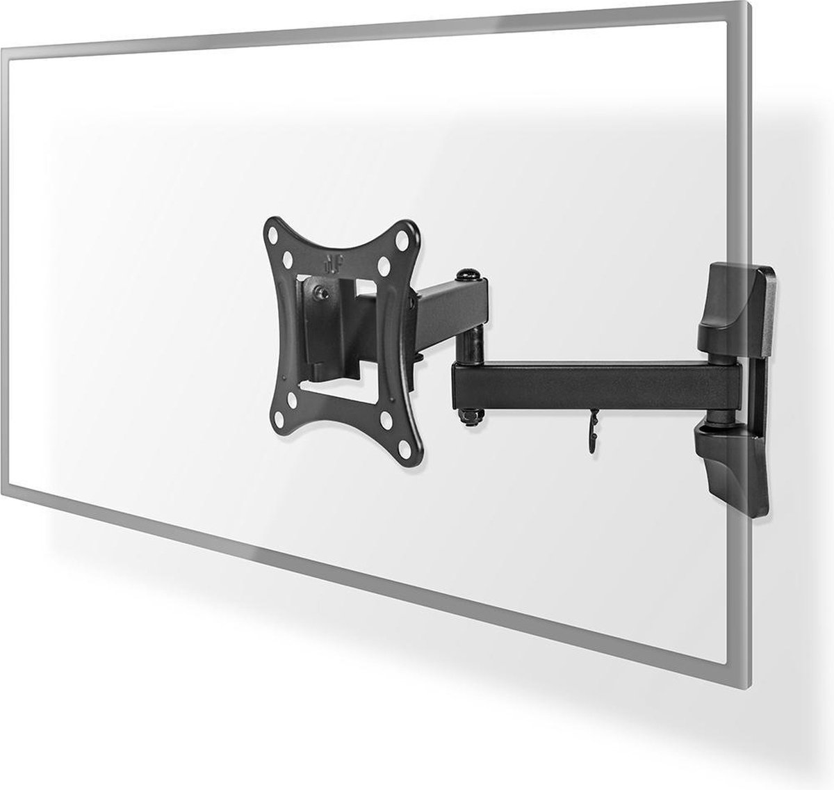Nedis TVWM1510BK bracket - full-motion - for TV - black