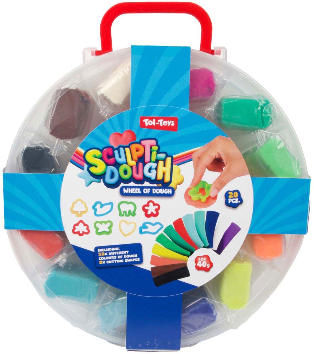 Toi-Toys - Sculptidough Clay set 12x40gram 20pcs.