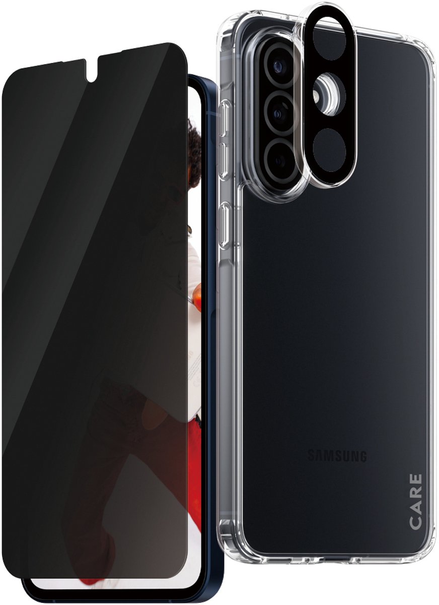 CARE by PanzerGlass Flagship 3-in-1 Privacy Bundle Samsung Galaxy A56 5G
