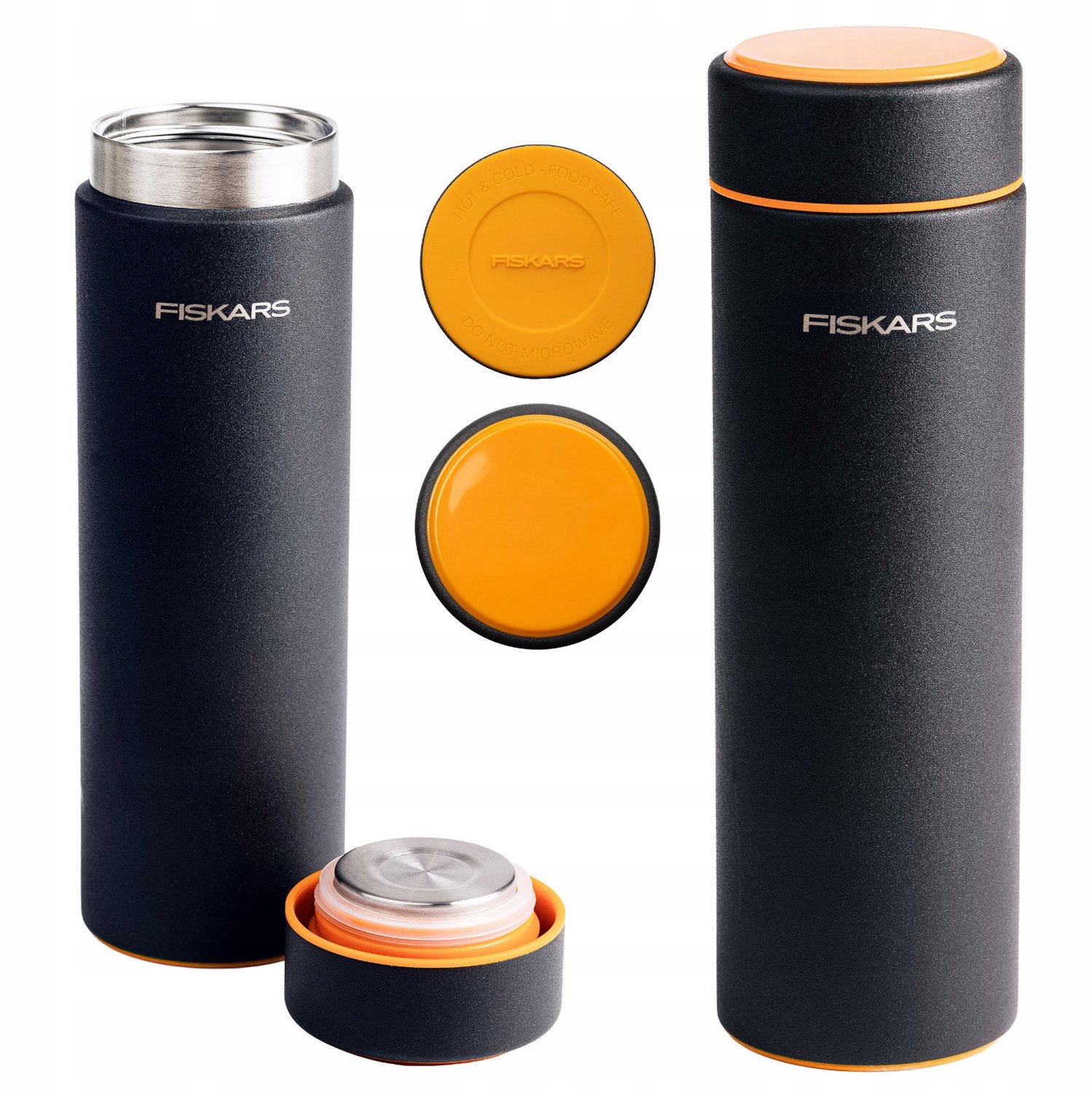 Fiskars On-the-go Bottle - 0.5 liter - black