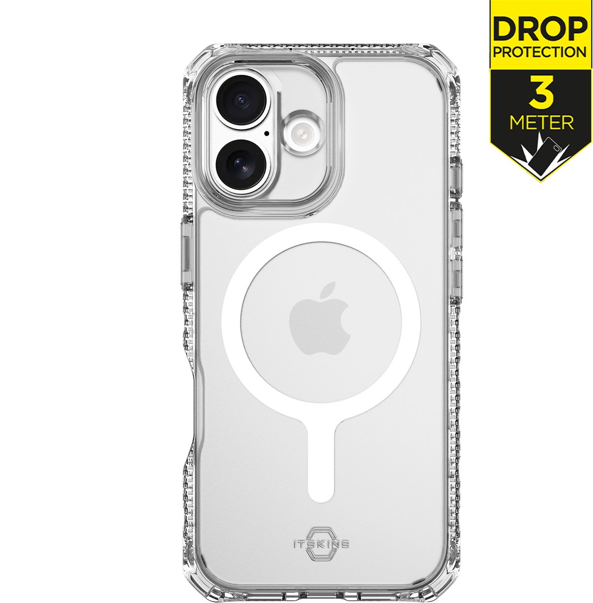 ITSKINS HYBRID MAGSAFE CLEAR cover for iPhone 17®. Transparent