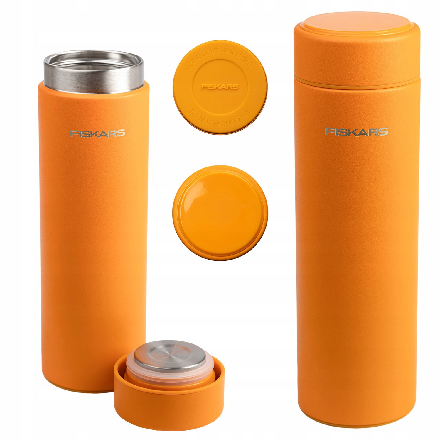 Fiskars On-the-go Bottle - 0.5 liter - orange