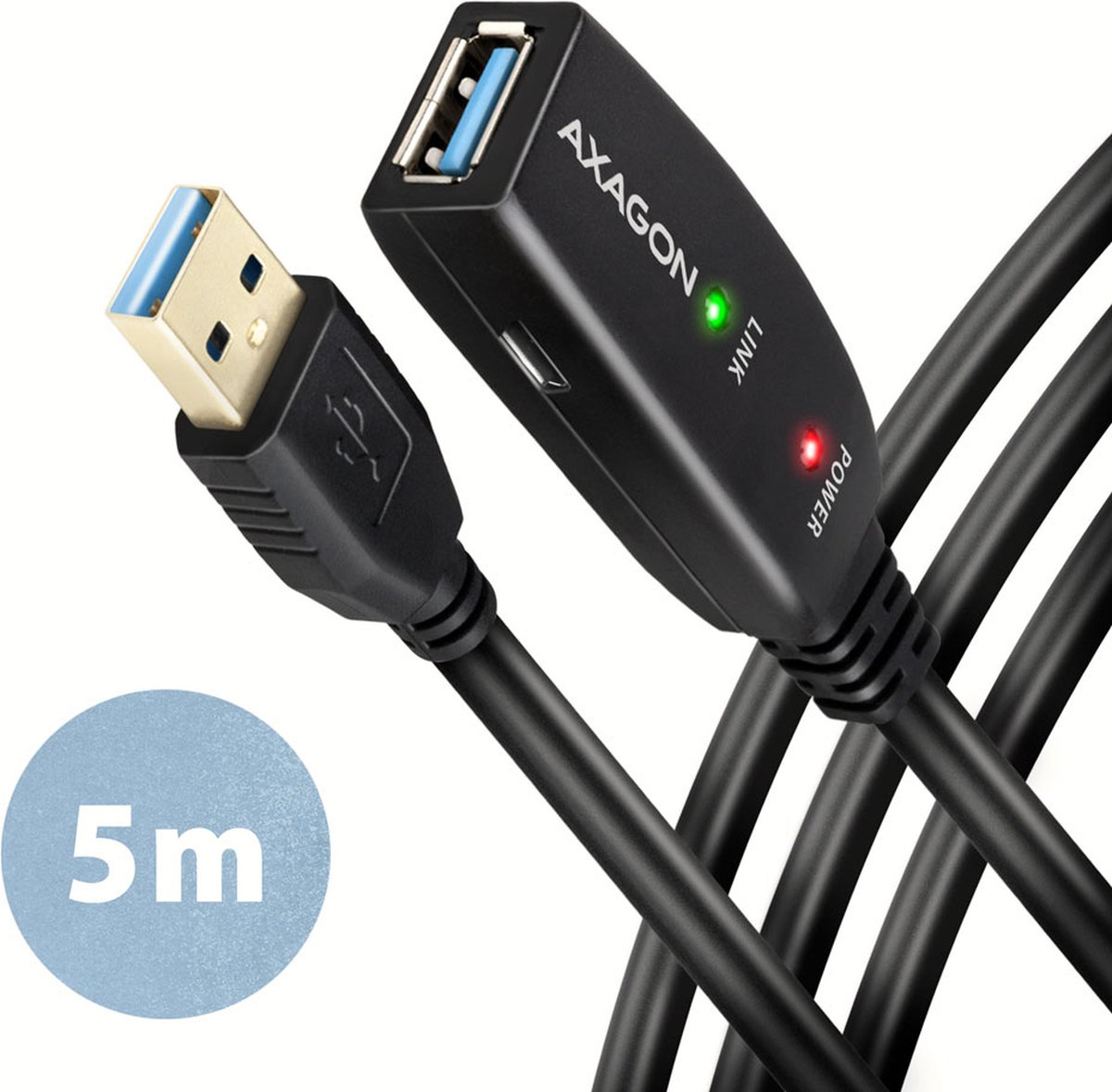 AXAGON ADR-305 - USB-forlængerkabel - 5 m