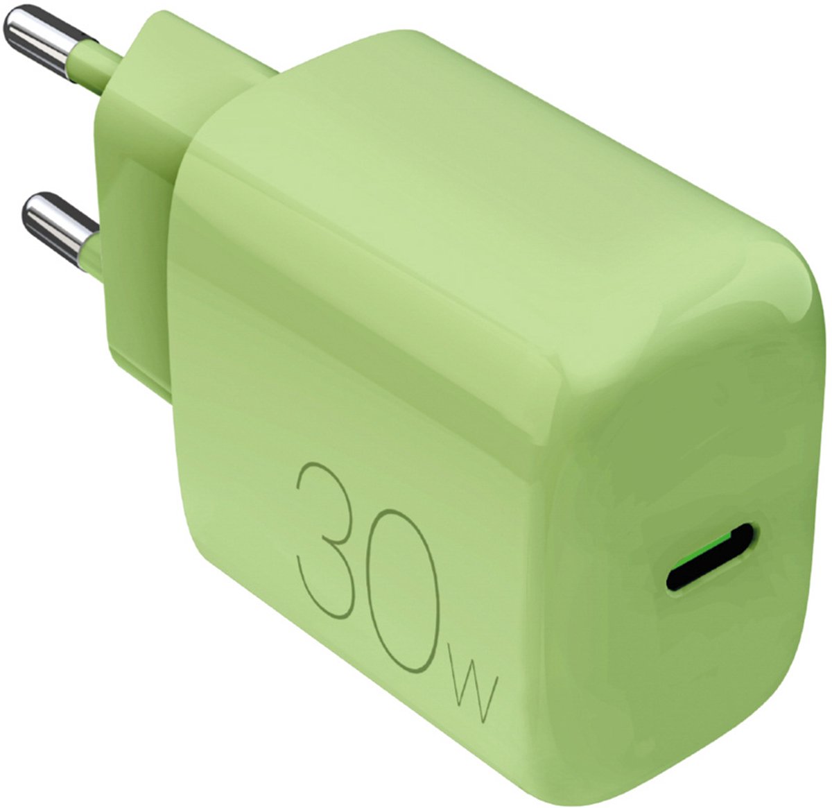 Puro Pro Lite 30W USB-C wall charger - green