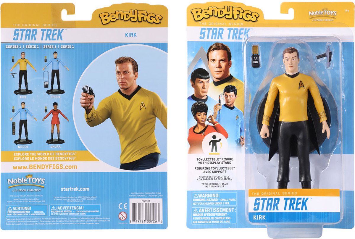 Bendyfig - Star Trek Kirk Figurine - Figur