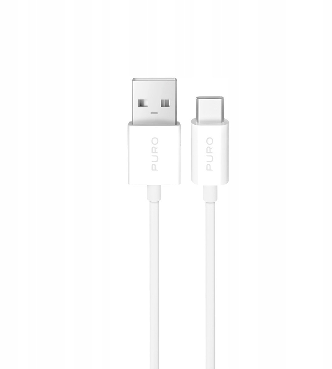 Puro 10W TPE USB-A cable - USB-C 2m - white