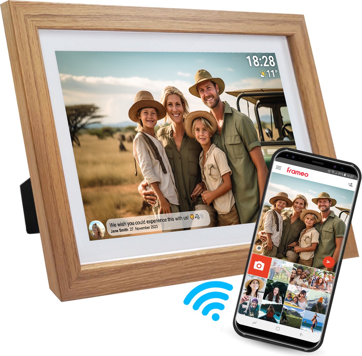 DENVER FRAMEO PFF-1042LW - Light Wood