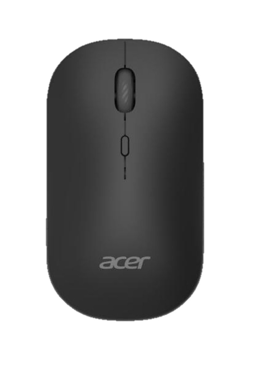 Acer AMR130 - mouse - 2.4 GHz Bluetooth 5.2 - black - Mus - Optisk - 4 knapper - Sort
