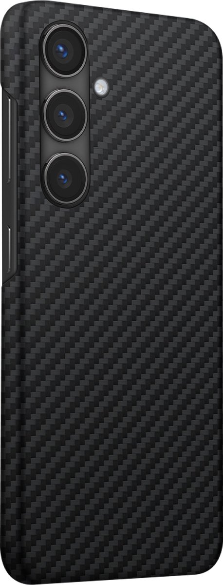 Samsung Spigen Enzo Protective Cover for Galaxy S25 - Black Silver