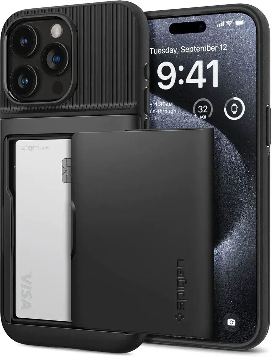 Spigen Slim Armor CS - black - iPhone 15 Pro