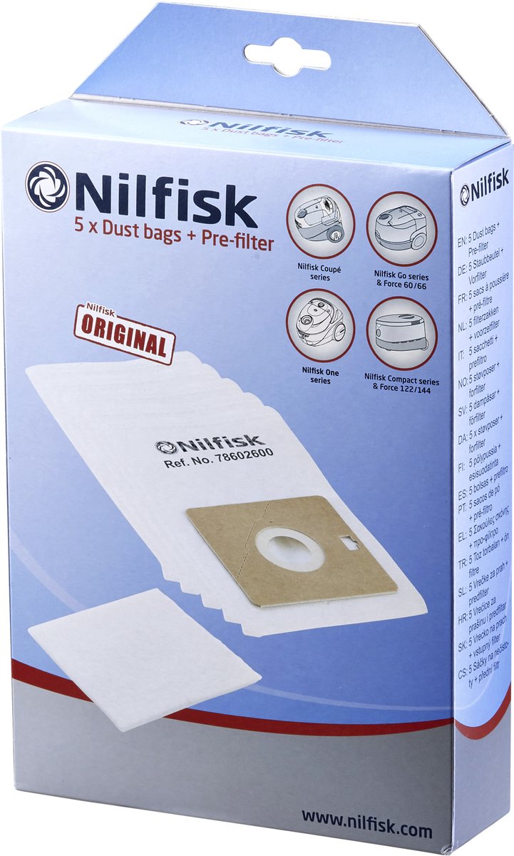 Nilfisk Poser for force 66, 122, 144, coupe, one hobby