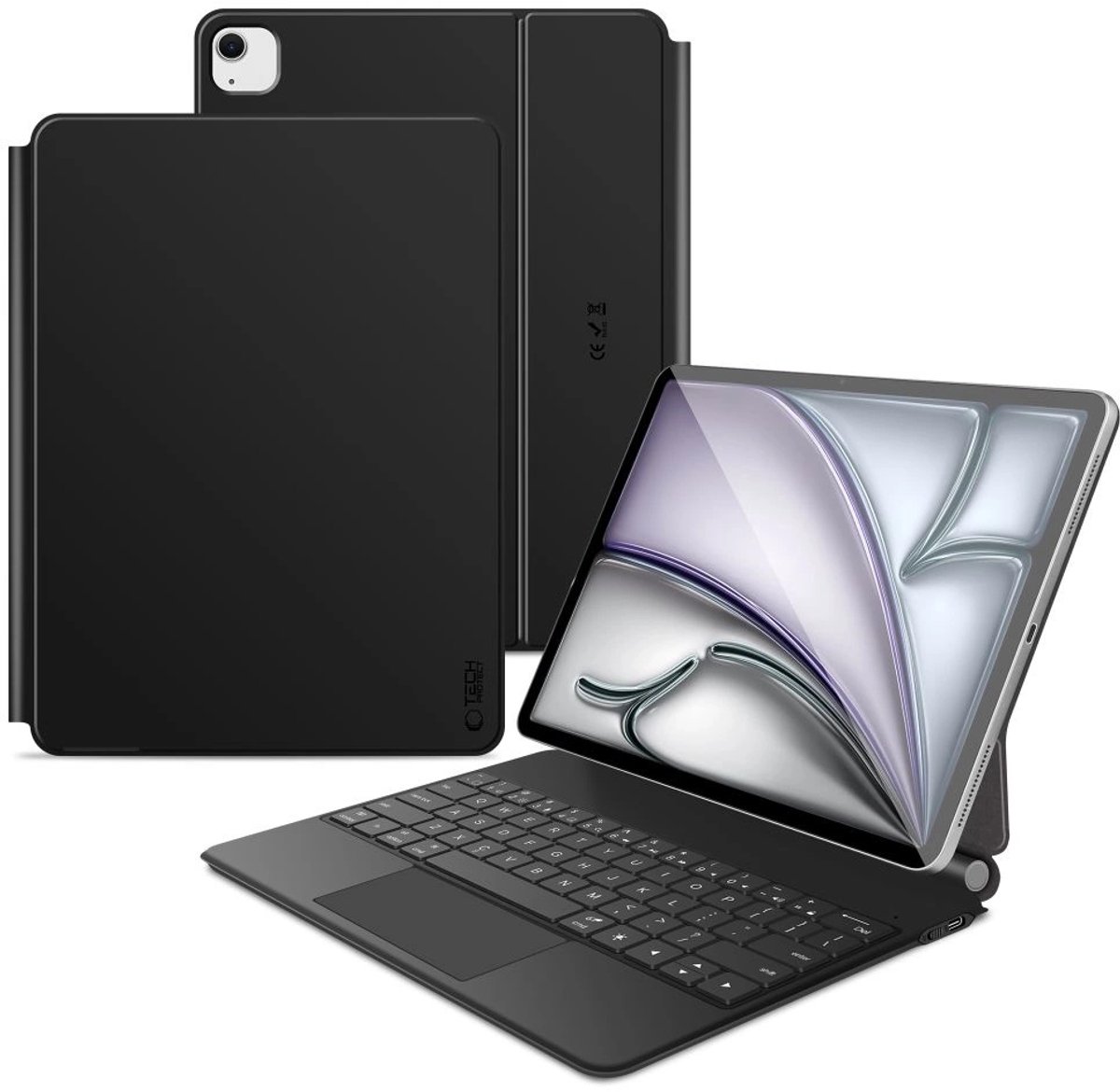 Tech-Protect Smartcase Magnetic Keyboard Case for iPad Pro 12.9" (2020 /2021/2022) / 13" (2024/2025/2026) - Black (US International)