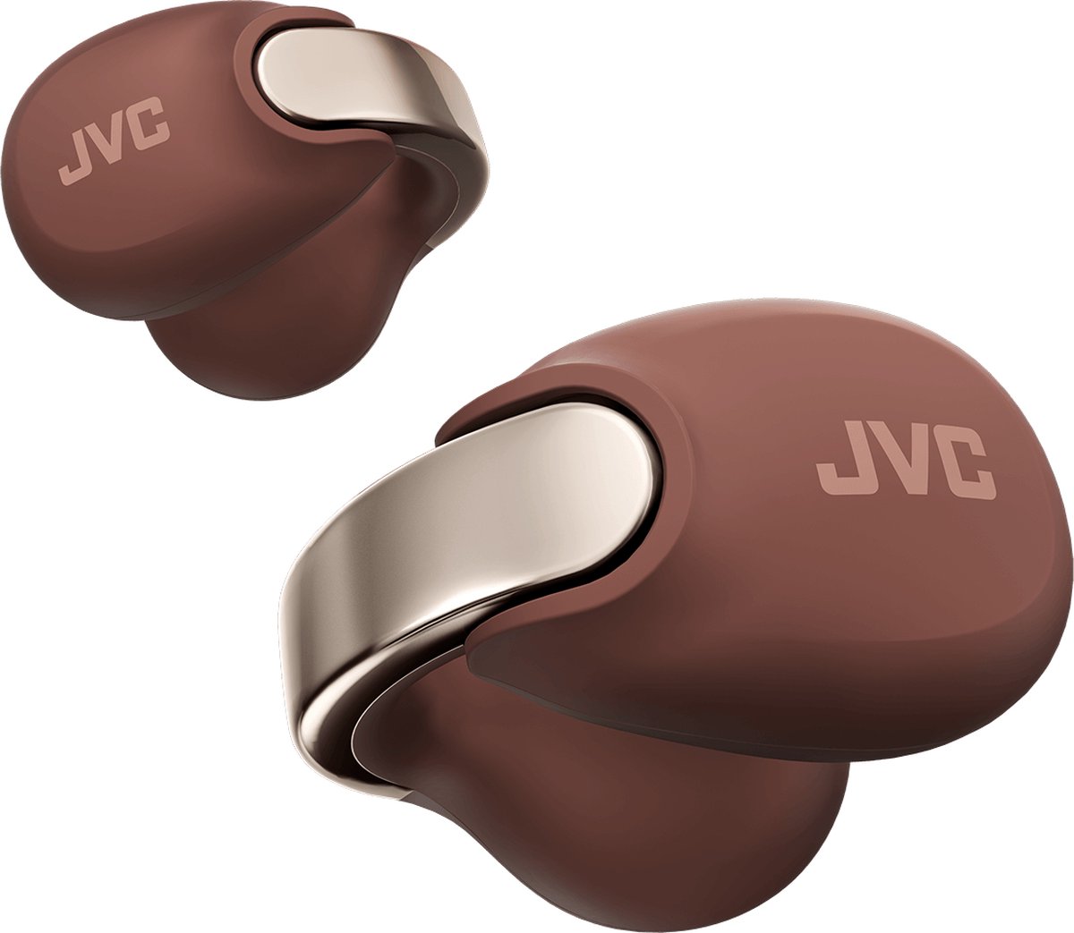 JVC Open Ear Nearphone True Wireless Headphones - Maroon
