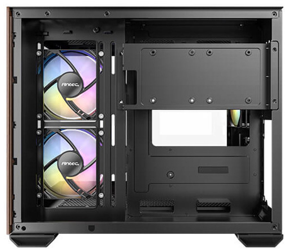 mini-tour Antec CX600M Boîtier gaming noir filtre anti-poussière