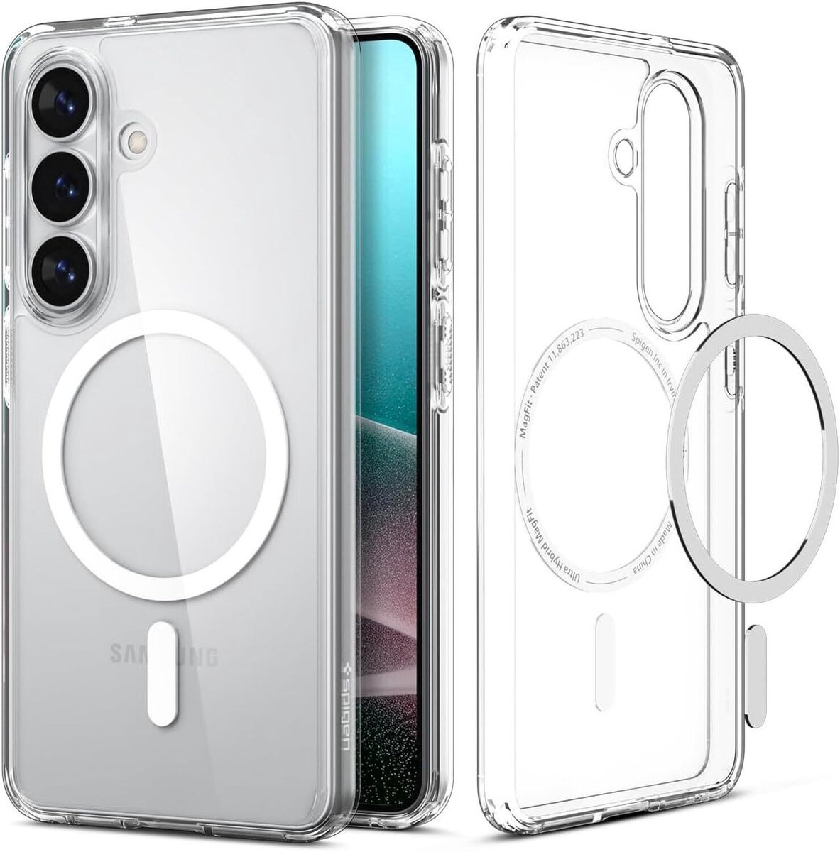 Spigen Ultra Hybrid MagSafe - clear white - Samsung Galaxy S26+