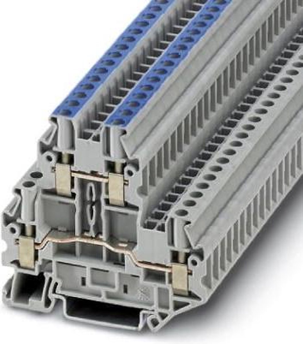 Bloc de jonction simple Contenu: 50 pc(s) Phoenix Contact UTTB 4-L/N 3044788