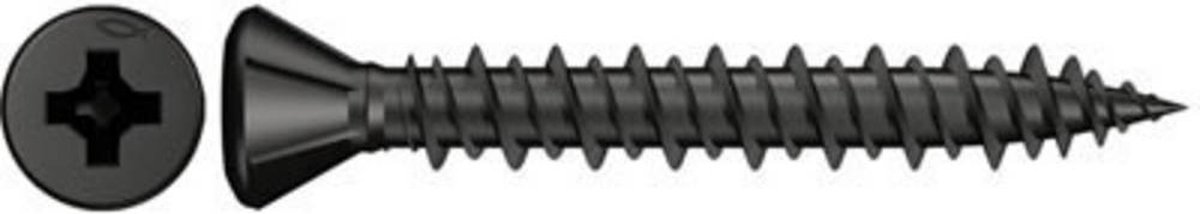 Fischer 665104 Vis pour plaque de plâtre 3.9 mm 45 mm cruciforme trempé, phosphaté 1000 pc(s)