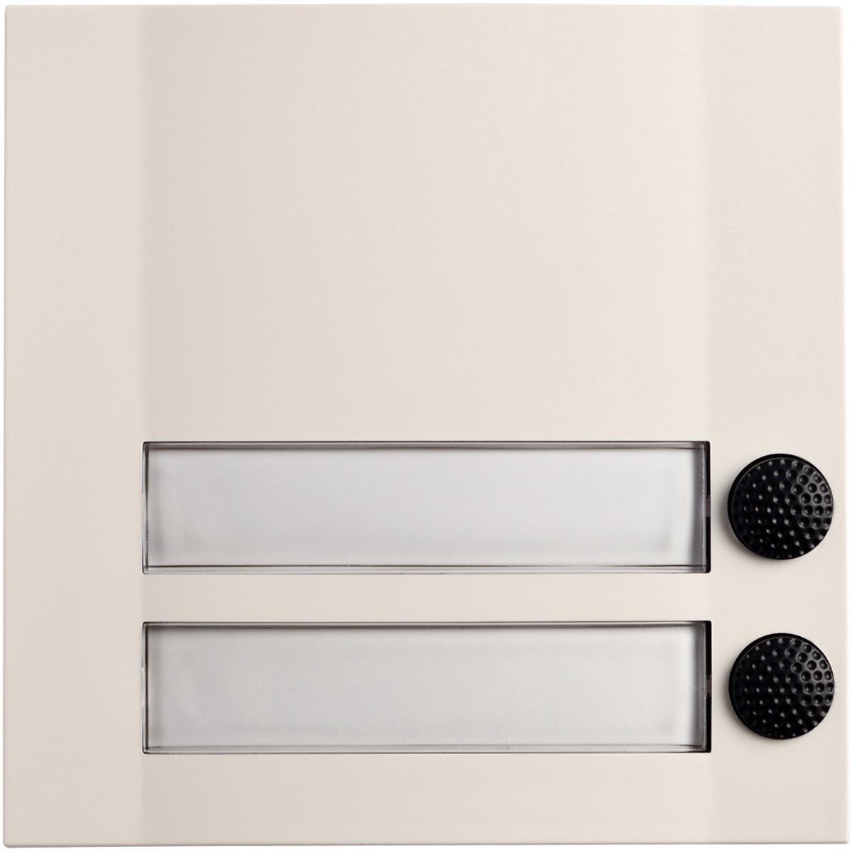 Grothe 51203 Bouton de sonnette avec porte-nom blanc/noir