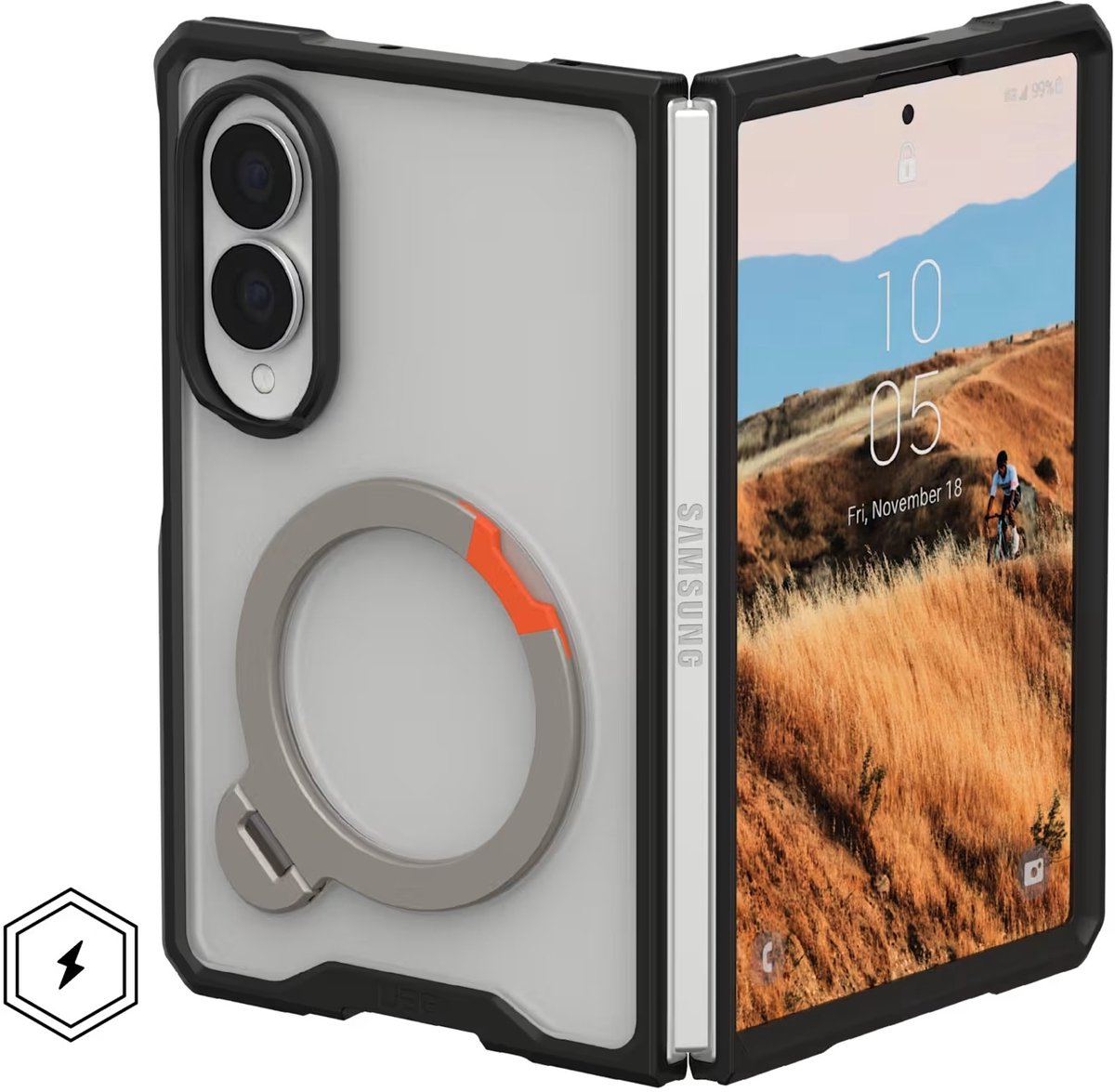 UAG Mouve Protection décran Samsung Galaxy Z Fold8 glace avec module magnétique 214563114343