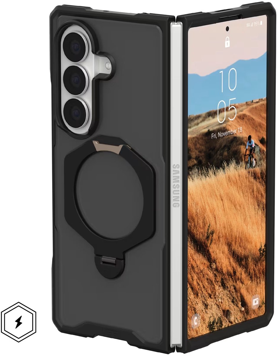 UAG Mouve XTE Protection décran Samsung Galaxy Z Fold8 Ultra cendre avec module magnétique 214564113131